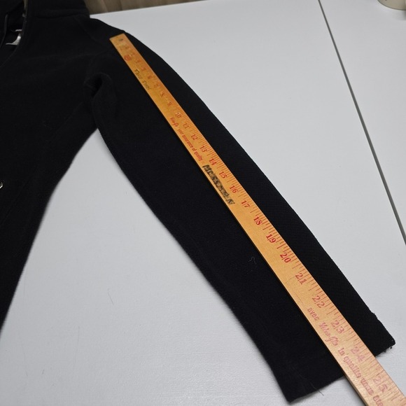 Patagonia Simple Synchilla Jacket Womens Medium Black Full Zip Fleece Logo READ - Picture 11 of 13